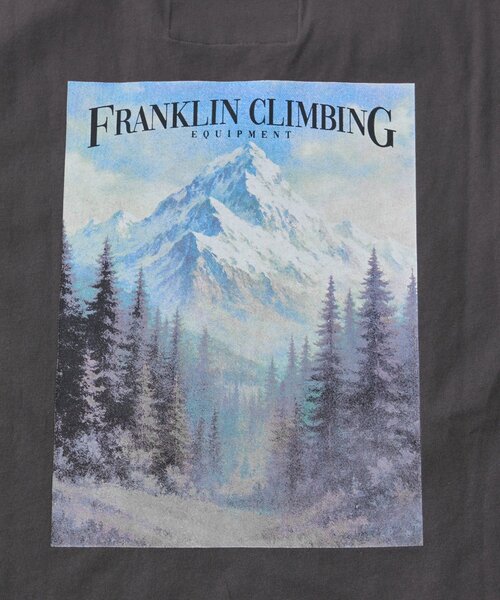 Franklin Climbing（フランクリンクライミング）の「【Franklin Climbing】ヴィンテージグラフィックTEE（Tシャツ/カットソー・メンズ・ライトグレー/ホワイト/ミント/チャコールグレー・LARGE/MEDIUM）」の5枚目の写真