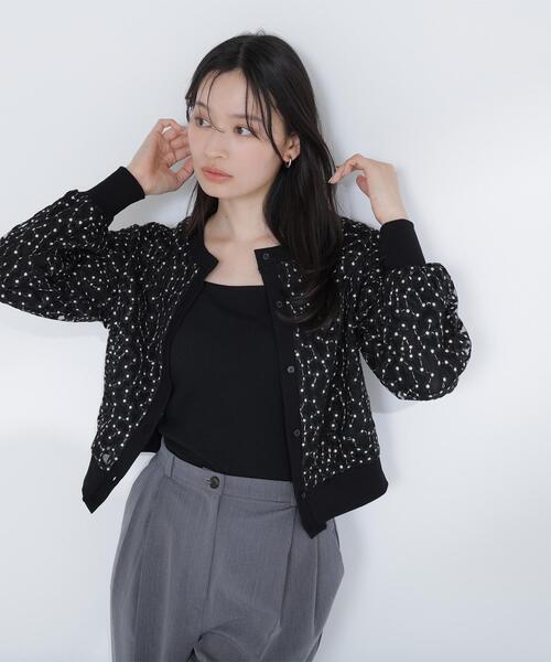 ◇フラワーチュール刺繍カーディガン（カーディガン/ボレロ）｜NATURAL