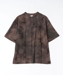 【Revo.】フェードダメージ加工 SS ヘンリーネック Tee