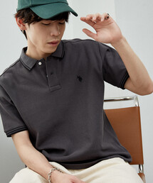 U.S. POLO ASSN.（ユーエスポロアッスン）の「U.S. POLO ASSN. × PUBLUX ユーエスポロアッスン 別注 ワンポイント 刺繍 鹿の子 ポロシャツ 限定展開（ポロシャツ）」