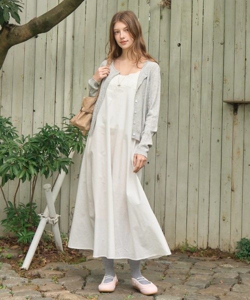 Birthday room(バースデイルーム)の「ブロードレースキャミワンピース/Broad lace camisole dress(ワンピース・レディース・ホワイト・FREE)」の5枚目の写真