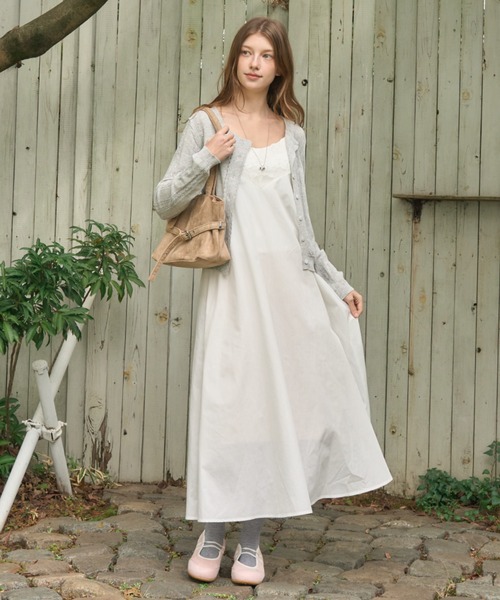 Birthday room(バースデイルーム)の「ブロードレースキャミワンピース/Broad lace camisole dress(ワンピース・レディース・ホワイト・FREE)」の6枚目の写真