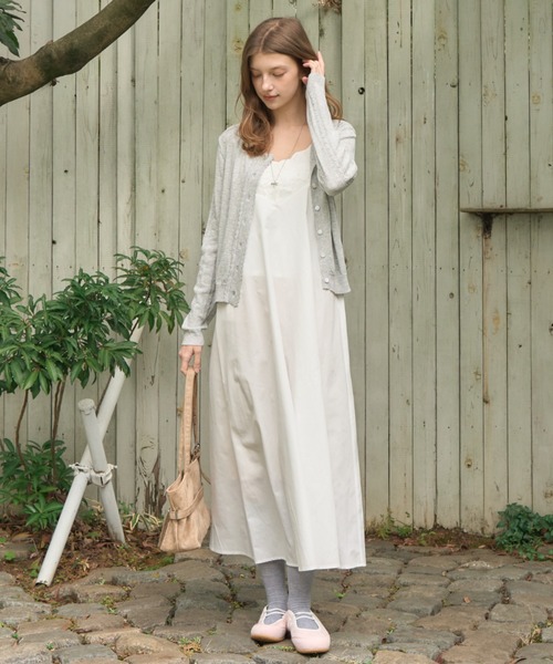 Birthday room(バースデイルーム)の「ブロードレースキャミワンピース/Broad lace camisole dress(ワンピース・レディース・ホワイト・FREE)」の8枚目の写真