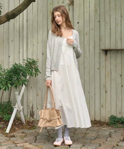 Birthday room(バースデイルーム)の「ブロードレースキャミワンピース/Broad lace camisole dress(ワンピース・レディース・ホワイト・FREE)」の9枚目の写真