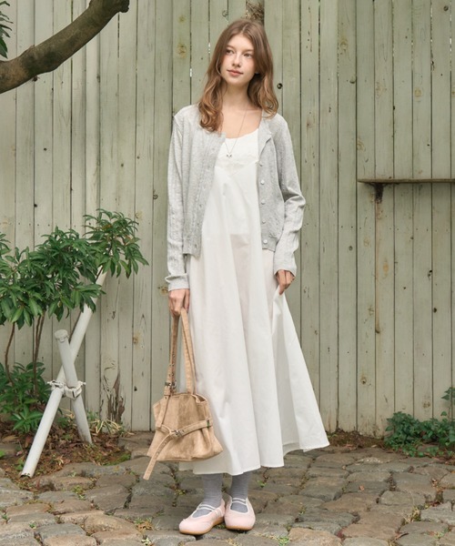 Birthday room(バースデイルーム)の「ブロードレースキャミワンピース/Broad lace camisole dress(ワンピース・レディース・ホワイト・FREE)」の11枚目の写真