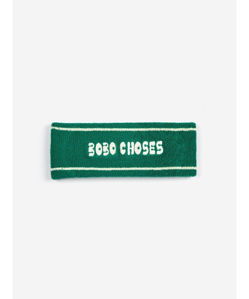 BOBO CHOSES(ボボショーズ)の「Bobo Choses green terry headband(ヘアバンド・キッズ・グリーン・ONE SIZE)」の2枚目の写真