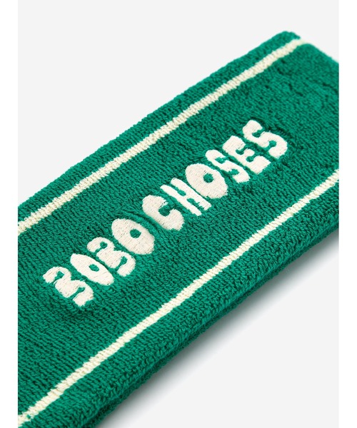 BOBO CHOSES(ボボショーズ)の「Bobo Choses green terry headband(ヘアバンド・キッズ・グリーン・ONE SIZE)」の3枚目の写真