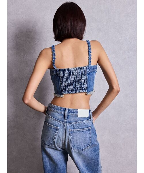 GYDA(ジェイダ)の「2WAYデニムチェーンロンパース(つなぎ/オールインワン・レディース・ブルー/その他2/ライトブルー・MEDIUM/SMALL)」の19枚目の写真