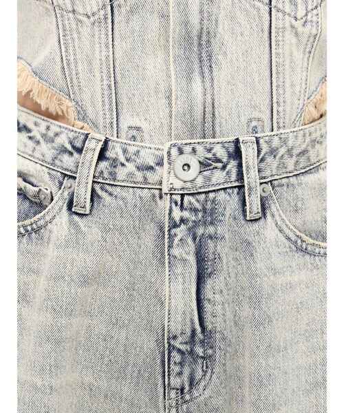 GYDA(ジェイダ)の「2WAYデニムチェーンロンパース(つなぎ/オールインワン・レディース・ブルー/その他2/ライトブルー・MEDIUM/SMALL)」の11枚目の写真