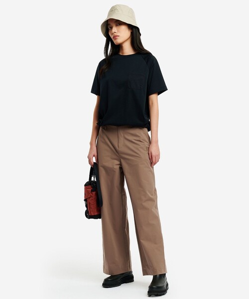 AIGLE（エーグル）の「撥水 ソロテックス ワイドシルエット テックパンツ（その他パンツ・レディース・ブラウン/ライトグレー/ブラック・34/36/38/40）」の14枚目の写真