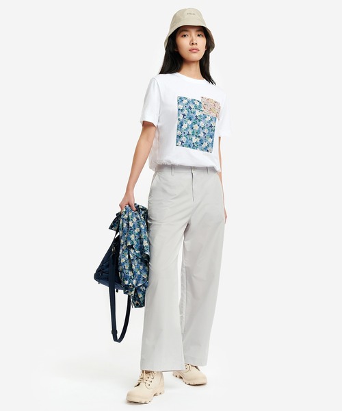 AIGLE（エーグル）の「撥水 ソロテックス ワイドシルエット テックパンツ（その他パンツ・レディース・ブラウン/ライトグレー/ブラック・34/36/38/40）」の7枚目の写真