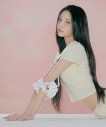 x ILLIT] SHORT FRILLED UMBRELLA（折りたたみ傘）｜ROCKFISH
