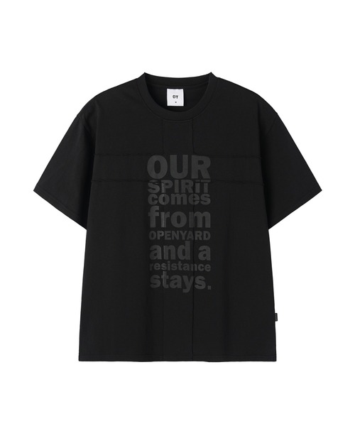 OY/オーワイ』RESISTANCE CROSS PATCH TEE/レジスタンスクロスパッチT