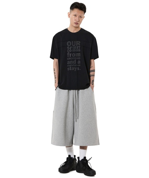 OY(オーワイ)の「『OY/オーワイ』RESISTANCE CROSS PATCH TEE/レジスタンスクロスパッチTシャツ(Tシャツ/カットソー・メンズ・ホワイト/ブラック・L/M)」の6枚目の写真