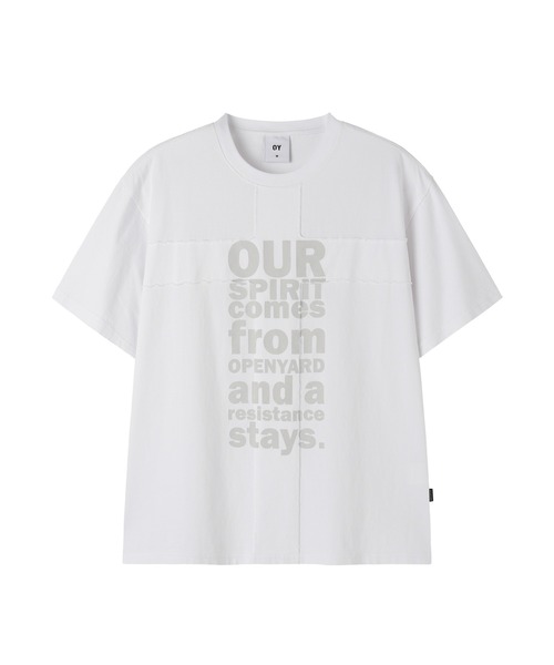 OY(オーワイ)の「『OY/オーワイ』RESISTANCE CROSS PATCH TEE/レジスタンスクロスパッチTシャツ(Tシャツ/カットソー・メンズ・ホワイト/ブラック・L/M)」の17枚目の写真