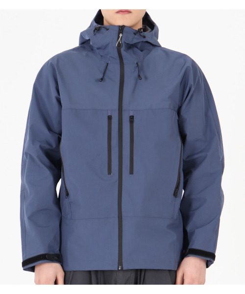 BUTTON SEOUL（ボタンソウル）の「[TEFLON] ナグランフードジャケット (ネイビー)（ナイロンジャケット・メンズ・その他・M/L/XL）」の2枚目の写真