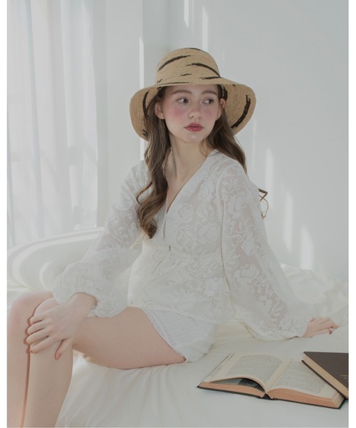 JUMELLE(ジュメロ)の「クロシェブラウス(シャツ/ブラウス・レディース・アイボリー・FREE)」の9枚目の写真