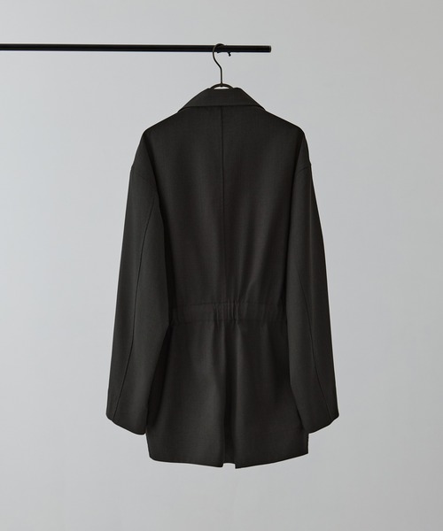 LOEFF（ロエフ）の「[LOEFF/ロエフ]LF TW AIO SRT（つなぎ/オールインワン・レディース・ダークグレー/ダークブラウン・1）」の4枚目の写真