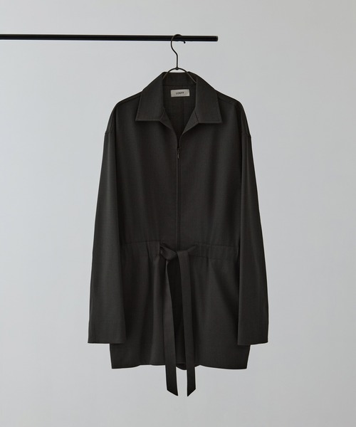 LOEFF（ロエフ）の「[LOEFF/ロエフ]LF TW AIO SRT（つなぎ/オールインワン・レディース・ダークグレー/ダークブラウン・1）」の10枚目の写真