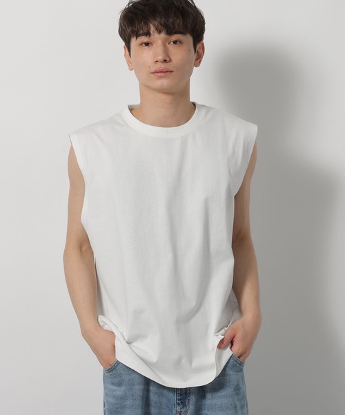 LAKOLE（ラコレ）の「ベーシックノースリーブ / 652943（タンクトップ・メンズ・ホワイト/ブラック・LARGE/MEDIUM/X-LARGE）」の3枚目の写真