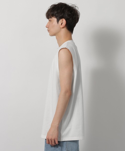 LAKOLE（ラコレ）の「ベーシックノースリーブ / 652943（タンクトップ・メンズ・ホワイト/ブラック・LARGE/MEDIUM/X-LARGE）」の6枚目の写真