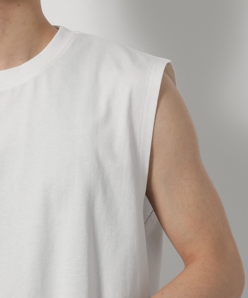 LAKOLE（ラコレ）の「ベーシックノースリーブ / 652943（タンクトップ・メンズ・ホワイト/ブラック・LARGE/MEDIUM/X-LARGE）」の9枚目の写真