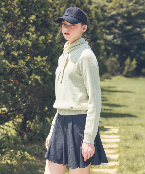 LORDLOAR(ロードロアル)の「マフラー プルオーバー 防風ニット L/KHAKI(ニット/セーター・レディース・その他・SMALL/MEDIUM/LARGE)」の3枚目の写真