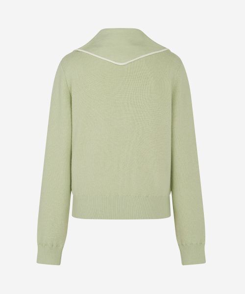 LORDLOAR(ロードロアル)の「マフラー プルオーバー 防風ニット L/KHAKI(ニット/セーター・レディース・その他・SMALL/MEDIUM/LARGE)」の5枚目の写真