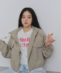 P.V.T（ピーブイティー）の「裾バルーンマウンテンパーカー（マウンテンパーカー）」