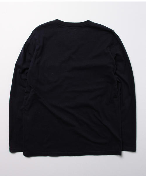 BEAMS（ビームス）の「BEAMS / リブボーダー ポケット ロンTEE（Tシャツ/カットソー・メンズ・ブラック系その他/ネイビー/ホワイト・X-LARGE/MEDIUM/SMALL/LARGE）」の13枚目の写真