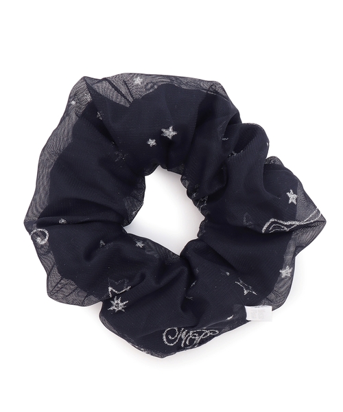 mezzo piano Junior(メゾピアノジュニア)の「音符シリーズチュールシュシュ(その他ヘアアクセサリー・キッズ・サックスブルー/オフホワイト/ネイビー・F)」の2枚目の写真