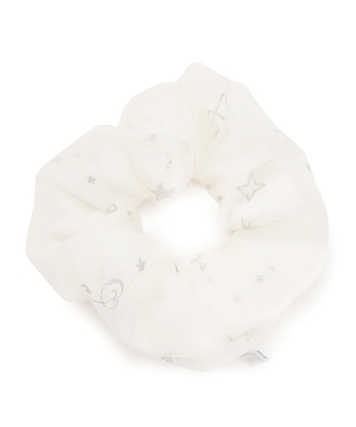 mezzo piano Junior(メゾピアノジュニア)の「音符シリーズチュールシュシュ(その他ヘアアクセサリー・キッズ・サックスブルー/オフホワイト/ネイビー・F)」の7枚目の写真