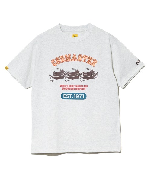 COBMASTER(コブマスター)の「COBMASTER/コブマスター T/C 度詰め天竺 ベーシックTEE《ハンモックベアー》(Tシャツ/カットソー・メンズ・ブラック/ダークグリーン/ブルー/オートミール・MEDIUM/LARGE/X-LARGE)」の9枚目の写真
