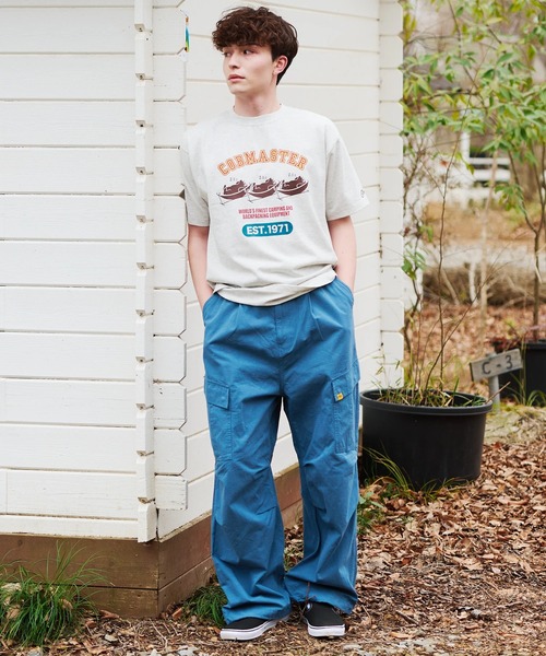 COBMASTER(コブマスター)の「COBMASTER/コブマスター T/C 度詰め天竺 ベーシックTEE《ハンモックベアー》(Tシャツ/カットソー・メンズ・ブラック/ダークグリーン/ブルー/オートミール・MEDIUM/LARGE/X-LARGE)」の11枚目の写真