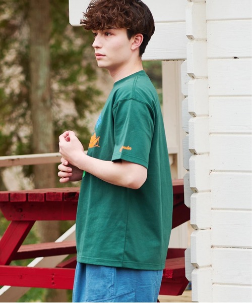 COBMASTER(コブマスター)の「COBMASTER/コブマスター T/C 度詰め天竺 ベーシックTEE《ハンモックベアー》(Tシャツ/カットソー・メンズ・ブラック/ダークグリーン/ブルー/オートミール・MEDIUM/LARGE/X-LARGE)」の8枚目の写真