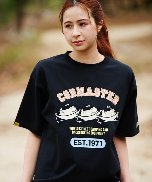 COBMASTER(コブマスター)の「COBMASTER/コブマスター T/C 度詰め天竺 ベーシックTEE《ハンモックベアー》(Tシャツ/カットソー・メンズ・ブラック/ダークグリーン/ブルー/オートミール・MEDIUM/LARGE/X-LARGE)」の13枚目の写真