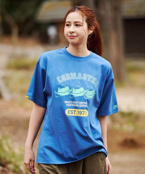 COBMASTER(コブマスター)の「COBMASTER/コブマスター T/C 度詰め天竺 ベーシックTEE《ハンモックベアー》(Tシャツ/カットソー・メンズ・ブラック/ダークグリーン/ブルー/オートミール・MEDIUM/LARGE/X-LARGE)」の20枚目の写真