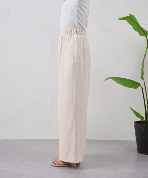 Jena espace merveilleux（ジェナ　エスパスメルヴェイユ）の「ジョーゼットキャタピラーパンツ（その他パンツ・レディース・ブラック/アイボリー/ベージュ・FREE）」の17枚目の写真