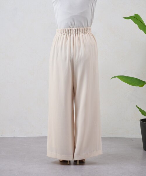 Jena espace merveilleux（ジェナ　エスパスメルヴェイユ）の「ジョーゼットキャタピラーパンツ（その他パンツ・レディース・ブラック/アイボリー/ベージュ・FREE）」の18枚目の写真