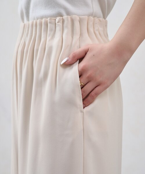 Jena espace merveilleux（ジェナ　エスパスメルヴェイユ）の「ジョーゼットキャタピラーパンツ（その他パンツ・レディース・ブラック/アイボリー/ベージュ・FREE）」の20枚目の写真