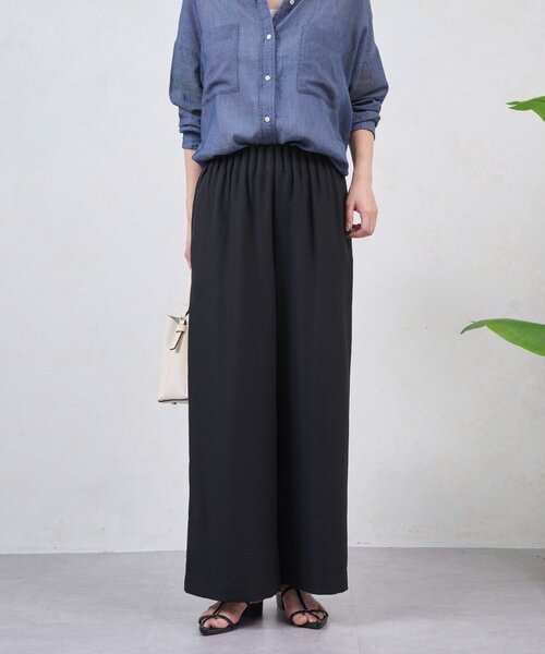 Jena espace merveilleux（ジェナ　エスパスメルヴェイユ）の「ジョーゼットキャタピラーパンツ（その他パンツ・レディース・ブラック/アイボリー/ベージュ・FREE）」の22枚目の写真