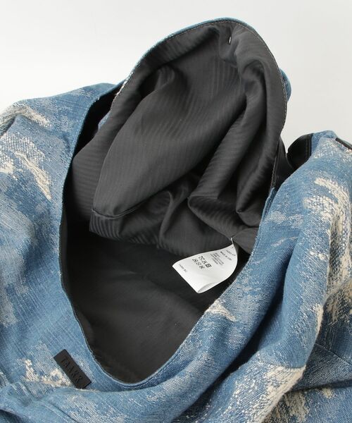 TAAKK（ターク）の「【TAAKK/ターク】Denim Bag (Middle)（ショルダーバッグ・メンズ・インディゴブルー/ブラウン・FREE）」の5枚目の写真