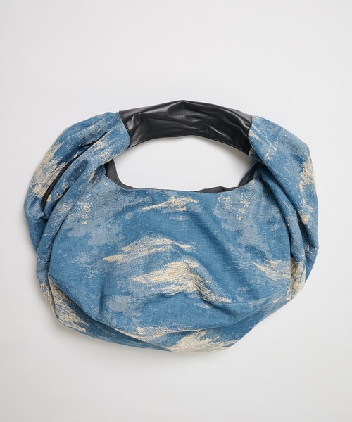 TAAKK（ターク）の「【TAAKK/ターク】Denim Bag (Middle)（ショルダーバッグ・メンズ・インディゴブルー/ブラウン・FREE）」の13枚目の写真