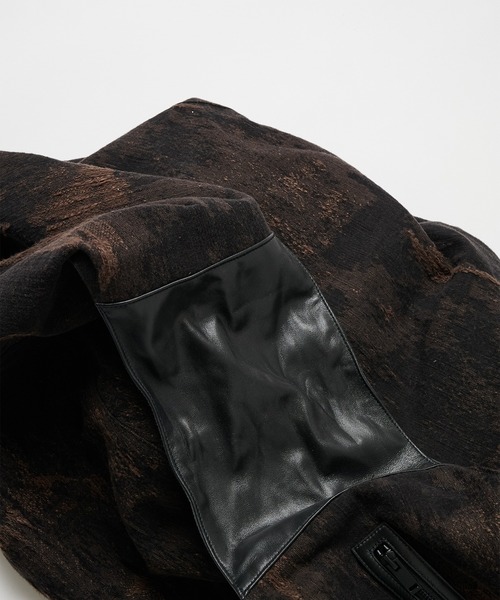 TAAKK（ターク）の「【TAAKK/ターク】Denim Bag (Middle)（ショルダーバッグ・メンズ・インディゴブルー/ブラウン・FREE）」の20枚目の写真