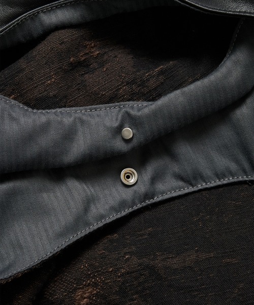 TAAKK（ターク）の「【TAAKK/ターク】Denim Bag (Middle)（ショルダーバッグ・メンズ・インディゴブルー/ブラウン・FREE）」の15枚目の写真