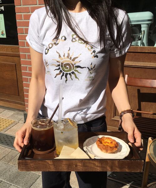 COSO(コソ)の「CCカラーアートワーククロップTシャツ(ライトグレー)(Tシャツ/カットソー・レディース・ライトグレー・SMALL/MEDIUM)」の7枚目の写真
