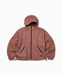 FREEMARIO（フリーマリオ）の「ライトチェックウィンドブレーカー[レッド]（ナイロンジャケット）」