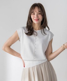 Viaggio Blu（ビアッジョブルー）の「LUCINDA前後2wayパールニット（ニット/セーター）」