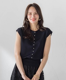 LUCINDA前後2wayパールニット