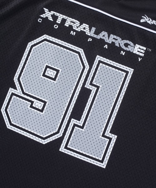 XLARGE（エクストララージ）の「XTRA FOOTBALL JERSEY（Tシャツ/カットソー・メンズ・ブラック/ネイビー/ホワイト・XL/L/M/S）」の14枚目の写真